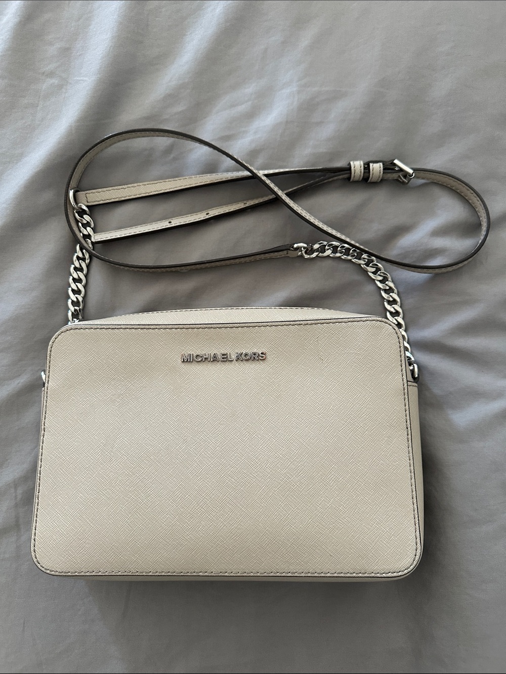 Michael Kors Jet Set Leather Crossbody Bag